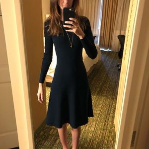 Banana Republic blue ribbed stretch dress size XS